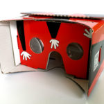 Gafas VR Google Cardboard Rojo Ferrari - Vista Trasera